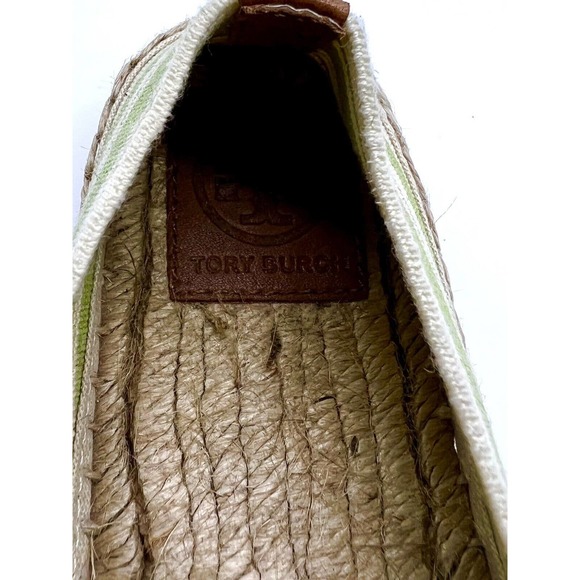 Tory Burch Shoes Women Size 7m Canvas Printed Espadrilles Slip On - Picture 6 of 7